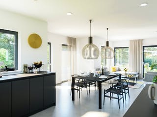 Fertighaus Sensation-E-133 E6 von SCHWABENHAUS Schlüsselfertig ab 393575€, Satteldach-Klassiker Innenansicht 1