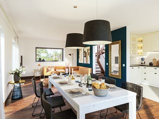 Fertighaus SmartSpace-E-120 E3 von SCHWABENHAUS Schlüsselfertig ab 338415€, Satteldach-Klassiker Innenansicht 1