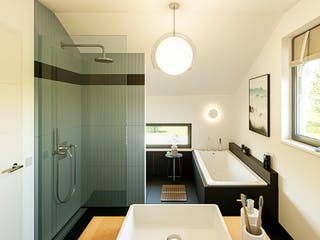 Fertighaus SmartSpace-E-120 E3 von SCHWABENHAUS Schlüsselfertig ab 338415€, Satteldach-Klassiker Innenansicht 3