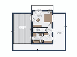 Fertighaus Solitaire-B-110 E6 von SCHWABENHAUS Schlüsselfertig ab 434547€, Bungalow Grundriss 2