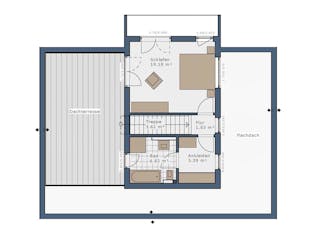 Fertighaus Solitaire Bungalows von SCHWABENHAUS Schlüsselfertig ab 342605€, Bungalow Außenansicht 6