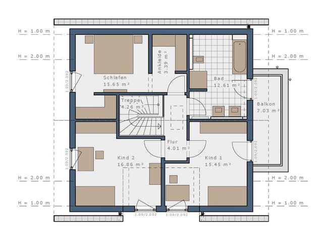 Fertighaus Solitaire Einfamilienhäuser von SCHWABENHAUS Schlüsselfertig ab 338066€,  Außenansicht 14
