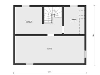 Fertighaus E 15-121.9 - Haus mit Satteldach von SchwörerHaus Schlüsselfertig ab 296534€, Satteldach-Klassiker Grundriss 3