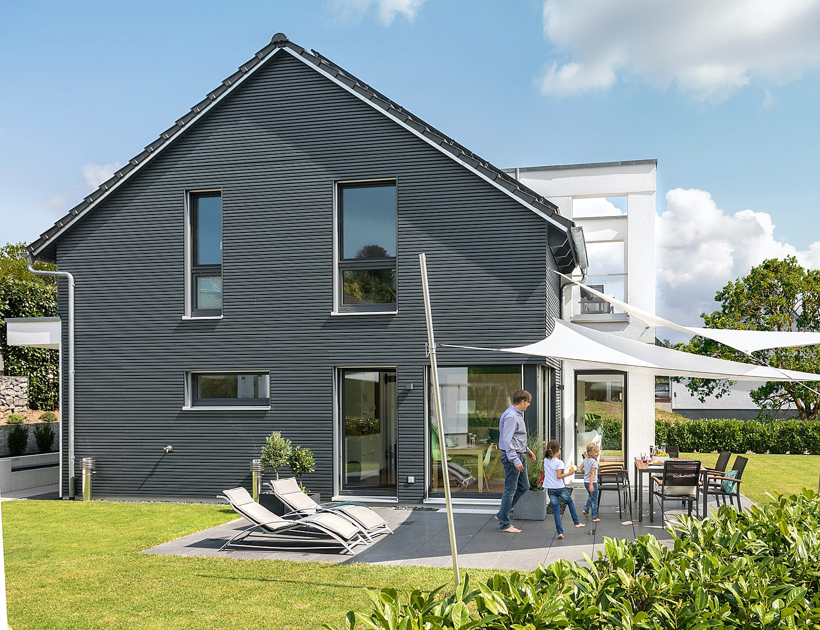 Fertighaus E 15-149.10 - Individuell geplantes Aktionshaus von SchwörerHaus Schlüsselfertig ab 532700€, Außenansicht 1