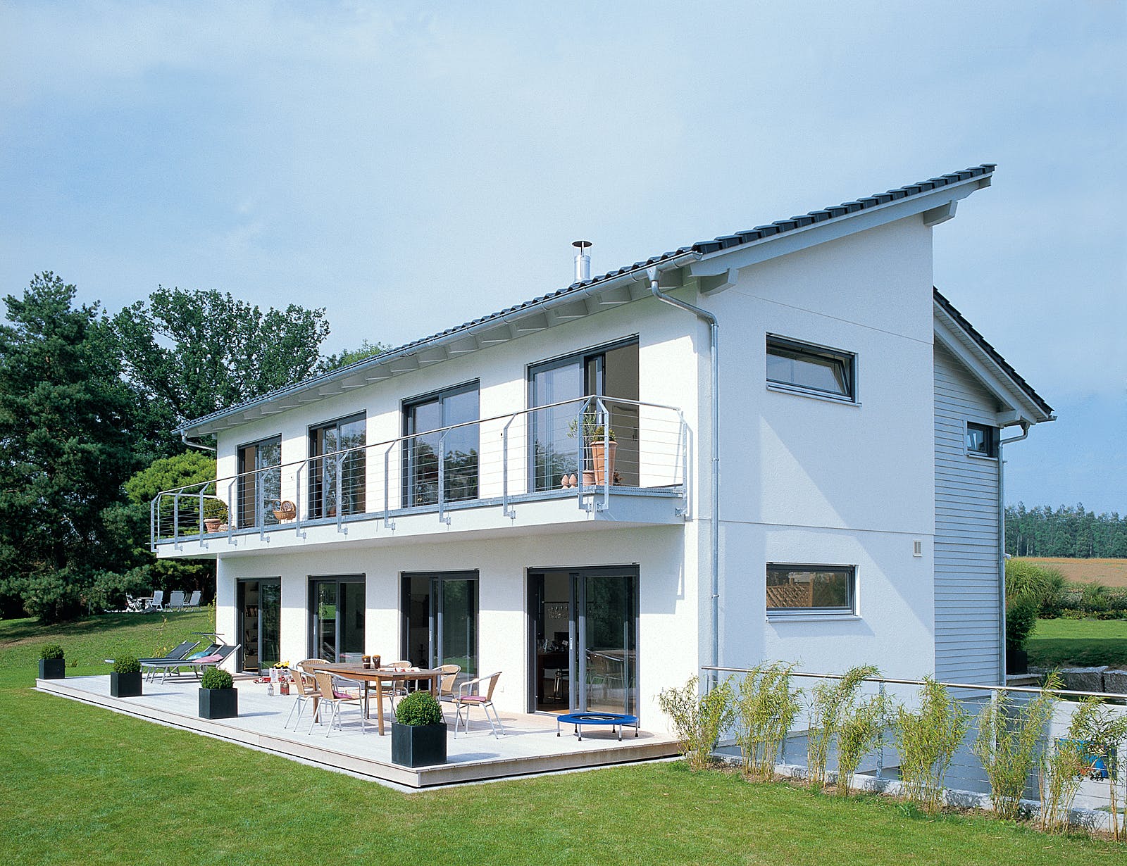 Fertighaus E 15-217.1 - Fertighaus mit 200 qm von SchwörerHaus - Österreich Schlüsselfertig ab 605330€, Außenansicht 1