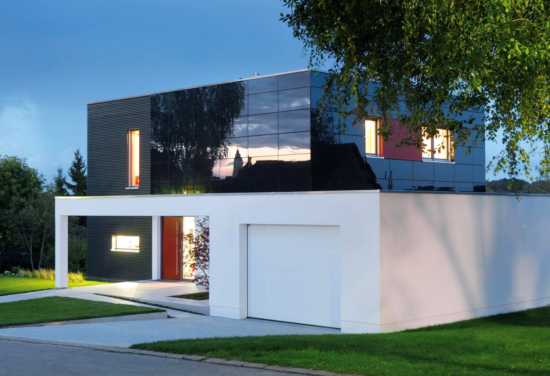 Fertighaus E 20-156.5 - Schwörer-Haus Cube von SchwörerHaus - Österreich Schlüsselfertig ab 568480€, Cubushaus Außenansicht 2