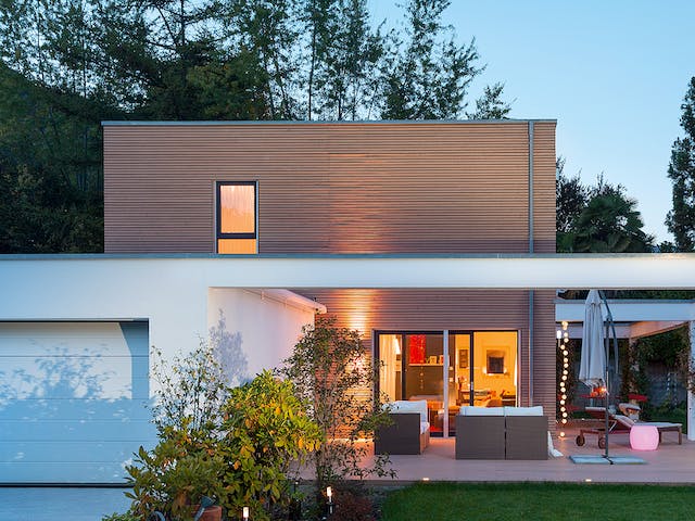 Fertighaus E 20-176.2 - Markantes Fertighaus als Kubus von SchwörerHaus - Österreich, Außenansicht 1