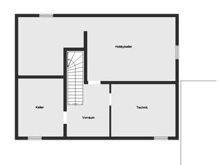 Fertighaus E 20-176.2 - Markantes Fertighaus als Kubus von SchwörerHaus Schlüsselfertig ab 530557€, Cubushaus Grundriss 3