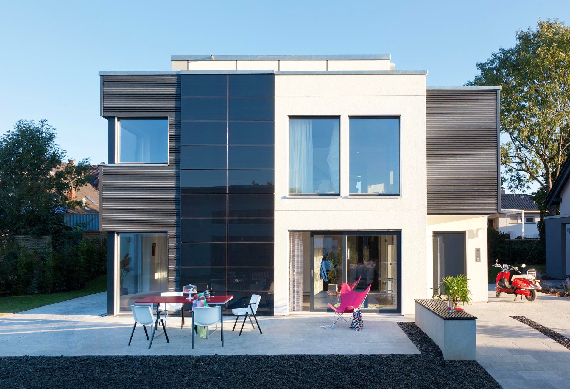 Fertighaus E 20-189.3 - Kubushaus von SchwörerHaus Schlüsselfertig ab 792100€, Cubushaus Außenansicht 2