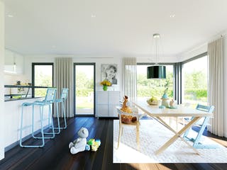 Fertighaus SOLUTION 230 V3 von Living Fertighaus Schlüsselfertig ab 540527€, Satteldach-Klassiker Innenansicht 1