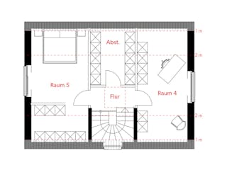 Massivhaus HAUSKONZEPT Mitwachsend von Splietker Bau, Satteldach-Klassiker Grundriss 3