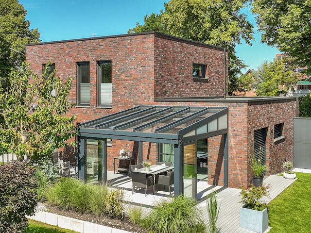 Massivhaus Haus Westkirchen von Splietker Bau, Cubushaus Außenansicht 1