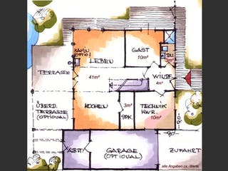 Fertighaus Stadthaus von Meisterstück-HAUS, Satteldach-Klassiker Grundriss 2