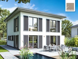 Massivhaus Stadtvilla Pura von Kern-Haus Schlüsselfertig ab 359900€, Stadtvilla Außenansicht 1