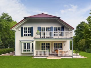 Fertighaus Steinhauser - Kundenhaus von Bau-Fritz Schlüsselfertig ab 920000€, Stadtvilla Außenansicht 2