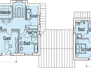 Fertighaus Steinhauser - Kundenhaus von Bau-Fritz Schlüsselfertig ab 920000€, Stadtvilla Grundriss 2