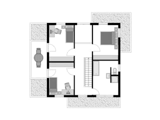 Fertighaus Stadtvilla Klassiker - Stilvolles Wohnem von STREIF Haus, Stadtvilla Grundriss 2