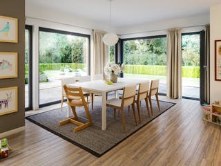 Fertighaus SUNSHINE 144 V6 von Living Fertighaus Schlüsselfertig ab 359468€, Stadtvilla Innenansicht 1