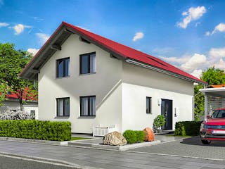 Massivhaus Bodensee 129 - Süd von Town & Country Haus Deutschland Schlüsselfertig ab 240750€, Außenansicht 2