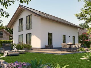 Massivhaus Bodensee 129 - Süd von Town & Country Haus Deutschland Schlüsselfertig ab 240750€, Außenansicht 3