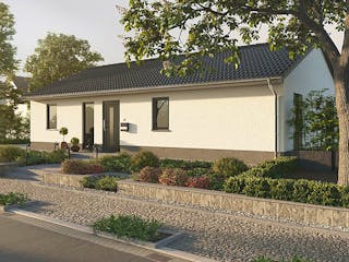 Massivhaus Bungalow 100 von Town & Country Haus Deutschland Schlüsselfertig ab 204350€, Bungalow Außenansicht 2