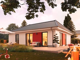 Massivhaus Bungalow 92 von Town & Country Haus Deutschland Schlüsselfertig ab 192950€, Bungalow Außenansicht 8