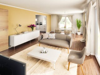 Massivhaus Bungalow 92 von Town & Country Haus Deutschland Schlüsselfertig ab 192950€, Bungalow Innenansicht 1