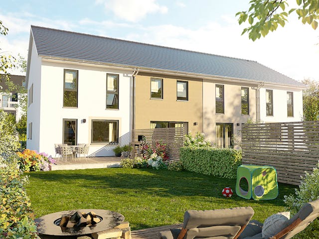Massivhaus Reihenhaus FürEuch von Town & Country Haus Deutschland Schlüsselfertig ab 141780€, Außenansicht 1