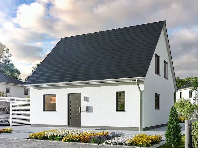 Massivhaus Flair 113 von Town & Country Haus Deutschland Schlüsselfertig ab 216750€, Satteldach-Klassiker Außenansicht 10