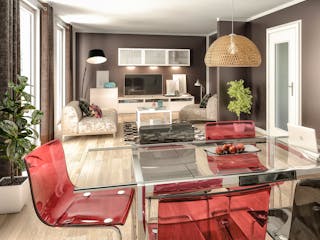 Massivhaus Flair 125 von Town & Country Haus Deutschland Schlüsselfertig ab 234050€, Satteldach-Klassiker Innenansicht 1