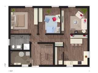 Massivhaus Stadthaus Flair 180 DUO von Town & Country Haus Deutschland Schlüsselfertig ab 333390€, Stadtvilla Grundriss 2
