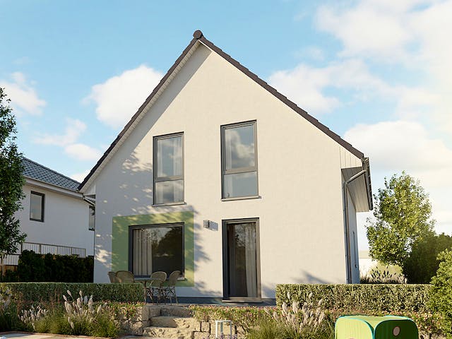 Massivhaus FürDich von Town & Country Haus Deutschland Schlüsselfertig ab 161050€, Satteldach-Klassiker Außenansicht 1