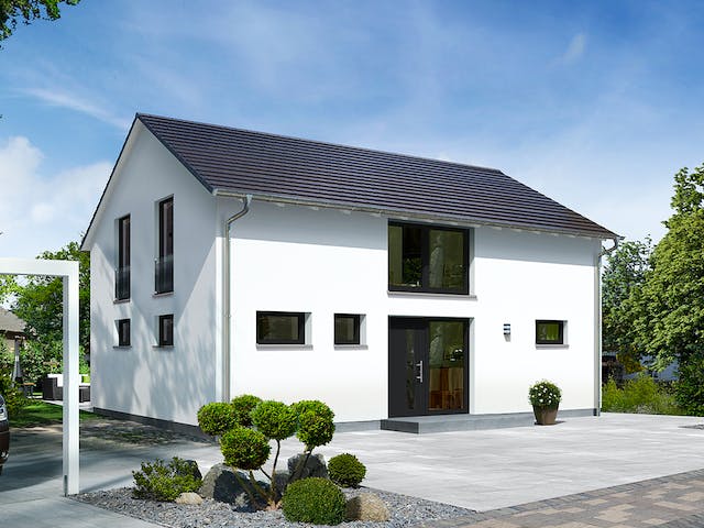 Massivhaus Landhaus 142 Modern von Town & Country Haus Deutschland Schlüsselfertig ab 259950€, Außenansicht 7
