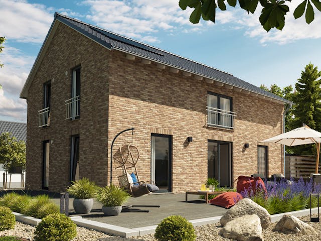 Massivhaus Landhaus 142 Modern von Town & Country Haus Deutschland Schlüsselfertig ab 267250€, Außenansicht 4