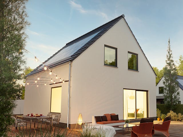 Massivhaus Raumwunder 100 von Town & Country Haus Deutschland Schlüsselfertig ab 204350€, Satteldach-Klassiker Außenansicht 1 Massivhaus Raumwunder 100 von Town & Country Haus Deutschland Schlüsselfertig ab 204350€, Satteldach-Klassiker Außenansicht 1