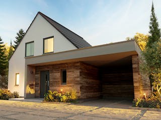 Massivhaus Raumwunder 100 von Town & Country Haus Deutschland Schlüsselfertig ab 204350€, Satteldach-Klassiker Außenansicht 4