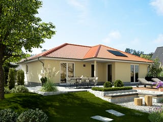 Massivhaus Winkelbungalow 108 von Town & Country Haus Deutschland Schlüsselfertig ab 217050€, Bungalow Außenansicht 5