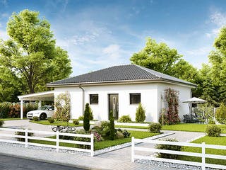 Fertighaus Bungalow Five von Vario-Haus - Deutschland Schlüsselfertig ab 281790€, Bungalow Außenansicht 1