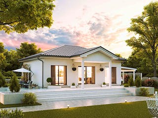 Fertighaus Bungalow Five von Vario-Haus - Österreich Schlüsselfertig ab 244480€, Bungalow Außenansicht 3