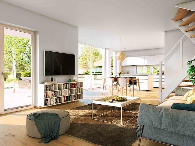 Fertighaus New Design Esprit SMALL von Vario-Haus - Deutschland Schlüsselfertig ab 381840€, Cubushaus Innenansicht 1
