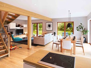 Fertighaus Family Edition von Vario-Haus - Österreich Schlüsselfertig ab 351800€, Cubushaus Innenansicht 1