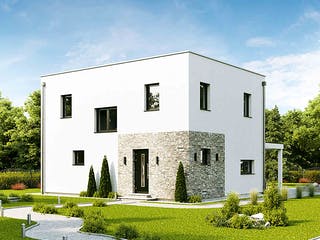 Fertighaus Family Flex von Vario-Haus - Deutschland Schlüsselfertig ab 372300€, Cubushaus Außenansicht 2