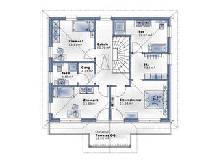 Fertighaus New Design Five von Vario-Haus - Österreich Schlüsselfertig ab 438550€, Stadtvilla Grundriss 2