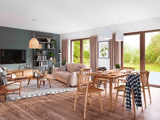 Fertighaus New Design Novum von Vario-Haus - Österreich Schlüsselfertig ab 411940€, Satteldach-Klassiker Innenansicht 1