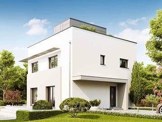 Fertighaus New Design SkyView von Vario-Haus - Deutschland Schlüsselfertig ab 491410€, Cubushaus Außenansicht 2