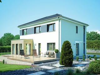 Fertighaus Villa 142 von Hanse Haus Schlüsselfertig ab 374509€, Stadtvilla Außenansicht 2