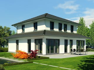 Massivhaus Arcus S10 von Heinz von Heiden Schlüsselfertig ab 213679€, Stadtvilla Außenansicht 1