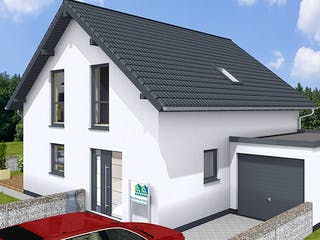 Massivhaus Basic 125 SD+FDG von Wäller-Haus, Satteldach-Klassiker Außenansicht 3