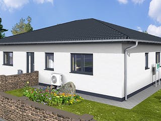 Massivhaus Vita 140 WD von Wäller-Haus, Bungalow Außenansicht 3