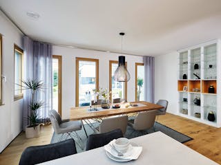 Fertighaus Ausstellungshaus Fellbach Stadtvilla von WeberHaus Schlüsselfertig ab 525000€, Stadtvilla Innenansicht 9